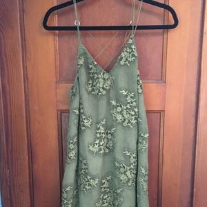 Green Floral Dress